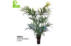 China All Season Height 210cm Artificial Tropical Tree With Pot supplier