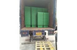 China Deeper 600*400*462 mm Plastic Attached Lid Containers With Customized Logo supplier
