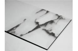 China Exterior Wall Antistatic AA3003 Marble Aluminum Composite Panel supplier