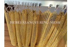 China Chainmail Metal Weld Wire Odm Ring Mesh Curtain For Ceiling Treatment Drapery supplier