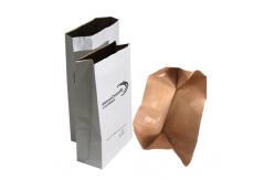 China Customized Thickness Multilayer Multiwall Kraft Paper Bags With Handle supplier