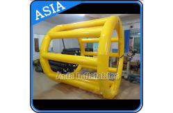 China PVC Tarpaulin Inflatable Yellow Water Roller for Kids Pool Water Games supplier