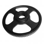 Yellow HT250 Gray Cast Iron Synchronous Wheel Timing Belt Pully for sale