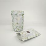 Kraft Paper Bag Tea Bags Packaging For Resealable Stand Up Pouches for sale