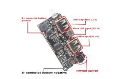China Dual USB 5V 1A 18650 Battery Charger Module For Arduino supplier