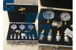 China Durable Excavator Hydraulic Pump Pressure Test Gauge , Main Pump Pressure Test Kit supplier