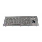 69 Keys Panel Mount Keyboard , Stainless Steel Keyboard with Trackball MTB,  OTB , LTB