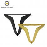 Customizable Size V-shaped Hot Metal Furniture Black Gold Sofa Coffee Table Legs Furniture Accessories for sale