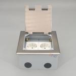 Office Room Flip Lid Under Floor Socket With Bottom Case for sale
