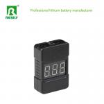 1-8S Lithium RC Battery Pack 2 In 1 Low Voltage Alarm Buzzer Battery Indicator Displayer for sale