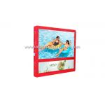 Red Colour Elevator Lcd Advertising Player Display With Led Light Box for sale