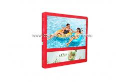 China Red Colour Elevator Lcd Advertising Player Display With Led Light Box supplier