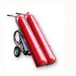 20KG Wheeled CO2 Fire Extinguisher Red Trolley Anti Corrosion for sale