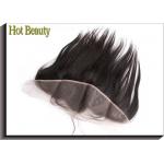 Non Remy Human Hair 8 Inch Ear to Ear Top Lace Frontal Smooth Straight for sale