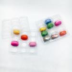 Customized blister package clear 12 holes macaron tray for sale