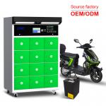 12 Slot Battery Swapping Cabinet Charging Stations For Electric Motorcycle 220V