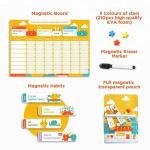 Customizable Magnetic Reward Chart for Kids Dry Erase Board with Pens and 200 Stars Personalized Size and Design for sale