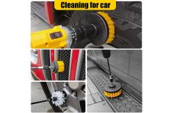 China Bathtub Toilet Shower 8 Piece Drill Brush Set With Scrub Pads Sponge supplier