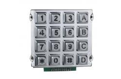 China All Windows Die Casting Metal Dot Matric 16 Key Keypad Dust Proof supplier