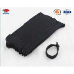 Eco Friendly Self Adhesive hook and loop fasteners , black cable ties reusable for sale