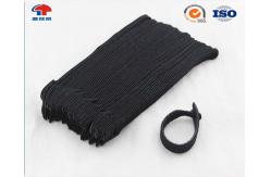 China Eco Friendly Self Adhesive hook and loop fasteners , black cable ties reusable supplier