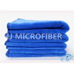 Professional Royal Blue Window Car Cleaning Cloth / Microfiber Drying Towel For Cars for sale