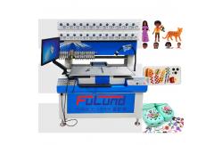 China Vamp Sandal Pvc Rubber Silicone Shoe Automatic Logo Patch Making Machine With CE supplier