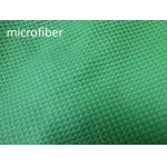 Green 150cm Width Microfiber Cleaning Cloth 300gsm Density Waffle Fabric Absorbent for sale
