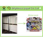 Durable 2 Side White Carton Board Paper Blister Packaging For Watchband for sale