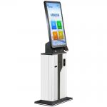 21.5 Inch Management Self Service Kiosk Payment Terminal With Qr Code Scanner Printer Pos for sale