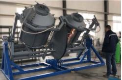 China High Safety Rock And Roll Rotomoulding Machines Long Warranty supplier