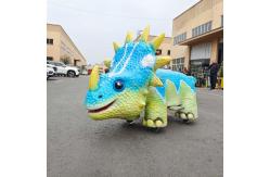 China Kiddie Dinosaur Electric Scooter / Animatronic Scooter Remote Control For Theme Park supplier