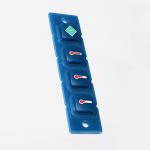Chemical Resistant Custom Rubber Keypads With Multimedia Keys for sale