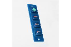 China Chemical Resistant Custom Rubber Keypads With Multimedia Keys supplier