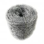Concertina Galvanized 12.5 12 Gauge Barbed Wire silver for sale