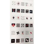 3-6 Months Newborn Visual Stimulation Cards Black And White Contrast Cards