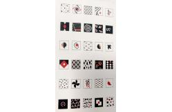 China 3-6 Months Newborn Visual Stimulation Cards Black And White Contrast Cards supplier