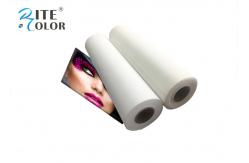 China 410Gsm Inkjet Cotton Canvas Roll , 20Mil Inkjet Printable Canvas Good Ink Absorbable supplier