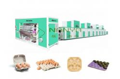 China Raper Egg Carton 6000pcs/hour Rotary Molding Machine supplier