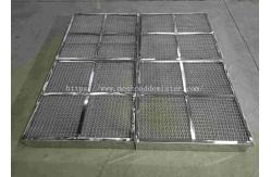 China metal Bracketed Mist Eliminator Knitted Wire Mesh Pad Demister supplier