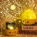 Funny Remote Control Crown Duck Projector Lamp Night Light Music Box For Kids Toddlers Baby Gifts Free with 6 Projection for sale