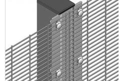 China H2.5m Anti Climb Security Fencing supplier