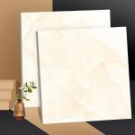 Light Yellow Polished Glazed Tiles Porcelain Wall Floor Marble Tiles Anti Slip 600*600mm for sale