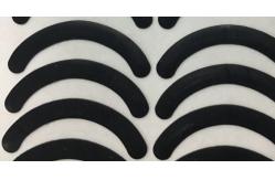China Polytetrafluoroethylene Mouse Feet PTFE Material Curve Shape supplier