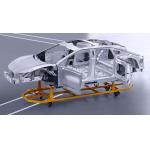 Precision Plastic CNC Car Model Prototype Machining White for sale