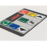 PU Droplet Keyboard Overlay Printing Name Plate for Durable Keyboards