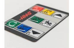 China PU Droplet Keyboard Overlay Printing Name Plate for Durable Keyboards supplier