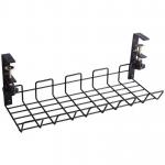Non-folding Rack Carbon Steel Cable Tray Basket for Standing Desk in Office and Home for sale