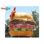 UV Resistant 10ft Inflatable Hamburger Model Store Decoration