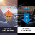 4 Mil Automotive Security Window Film Anti Fog Nano Ceramic Car Solar Tint